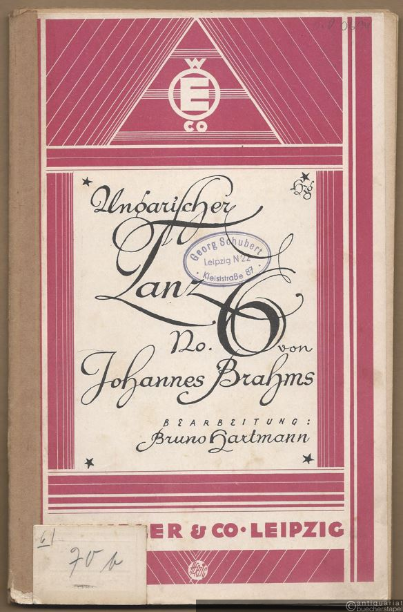  - Ungarischer Tanz Nr. 6. Salonorchester. 16 Stimmen.