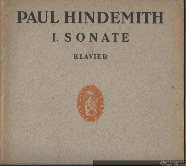  - I. Sonate für Klavier (1936) (= Edition Schott, Nr. 2518).