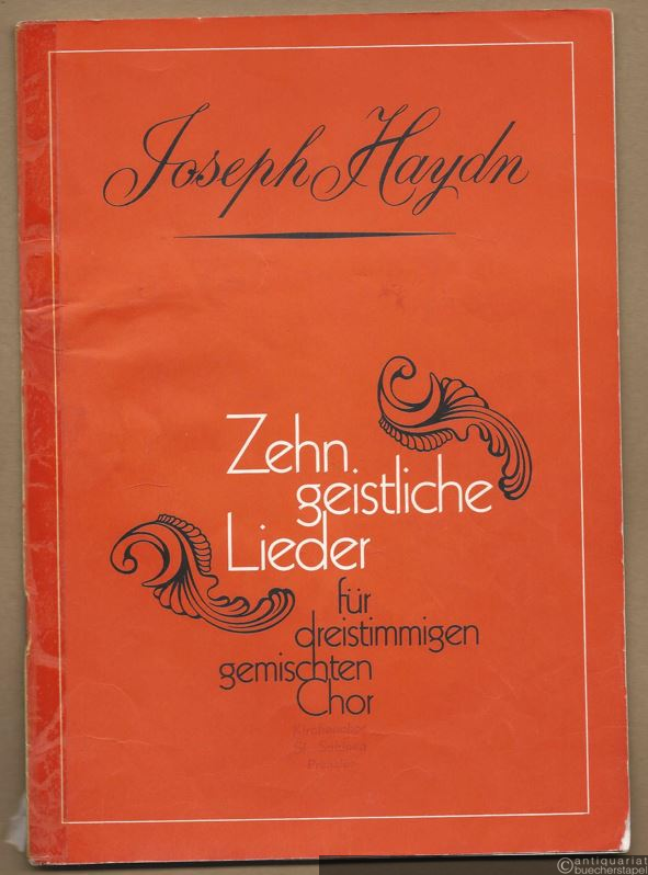  - Zehn geistliche Lieder für dreistimmigen gemischten Chor.