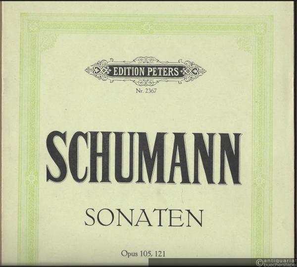  - Sonaten für Pianoforte und Violine, Op. 105 u. 121 (= Edition Peters, Nr. 2367). Ausgabe für Violine und Klavier.