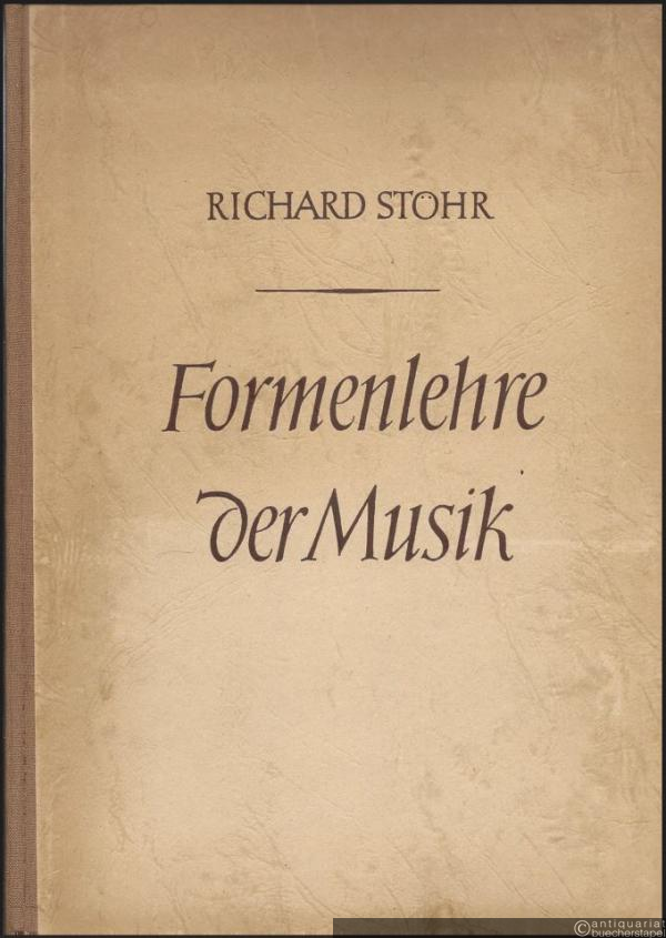  - Formenlehre der Musik.