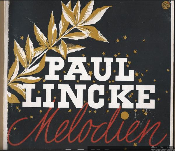  - Melodien. Band I. In ungekürzten Originalausgaben für Klavier eingerichtet von Otto Lindemann.