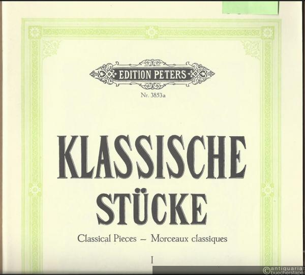  - Klassische Stücke für Viola mit Klavierbegleitung, Band I (= Edition Peters, Nr. 3853a). Viola und Klavier.