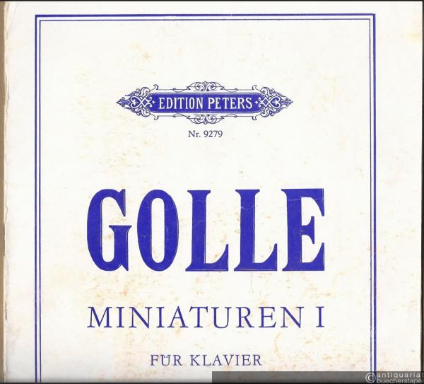  - Miniaturen I. 18 kleine Klavierstücke (1970) (= Edition Peters, Nr. 9279).