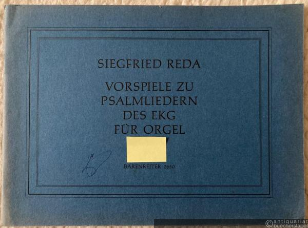  - Vorspiele zu Psalmliedern des EKG für Orgel (= Bärenreiter-Ausgabe 2650).