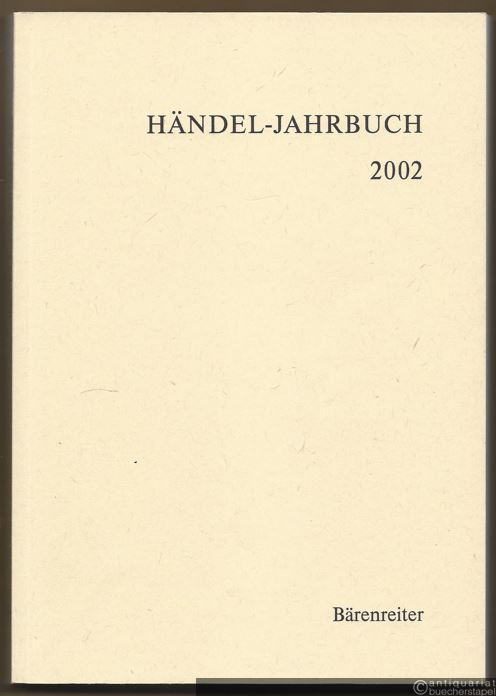  - Händel-Jahrbuch. 48. Jahrgang 2002.