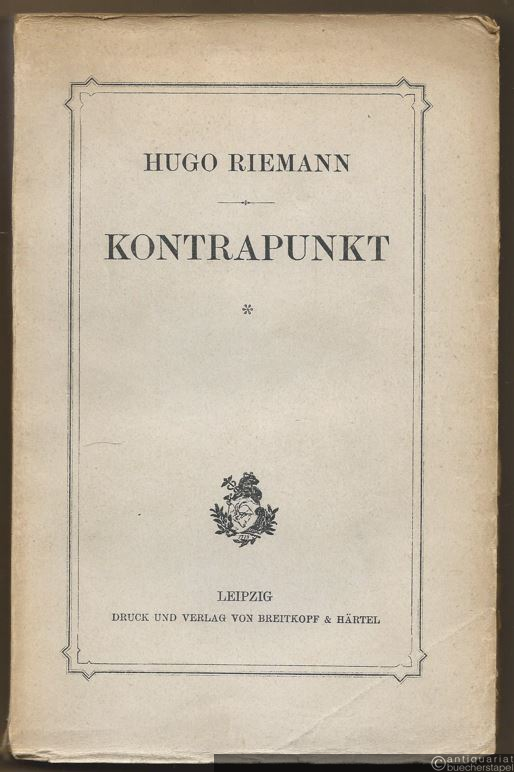  - Lehrbuch des einfachen, doppelten und imitierenden Kontrapunkts.