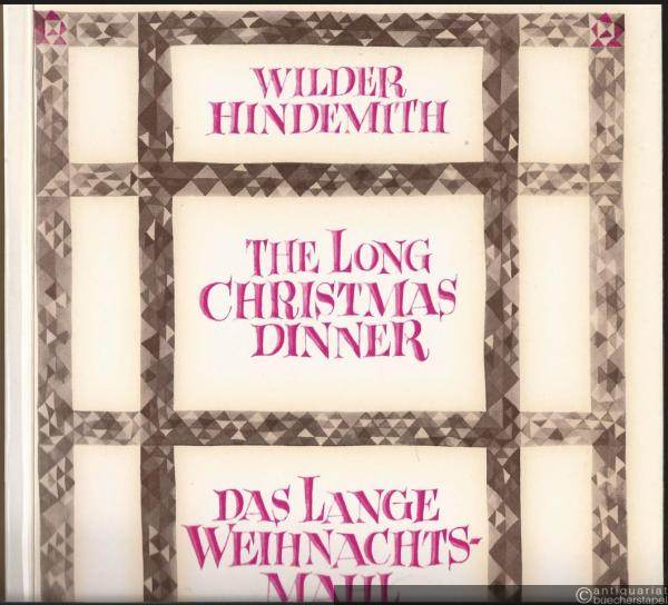  - The long Christmas Dinner. Opera in one act / Das lange Weihnachtsmahl (1960). Oper in einem Akt (= Edition Schott 5175). Klavier-Auszug vom Komponisten.