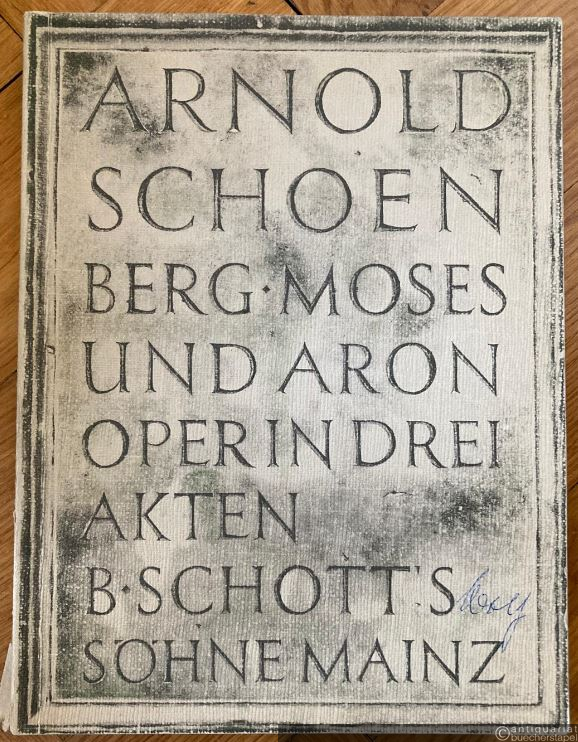  - Moses und Aron. Oper in drei Akten (= Edition Schott, Nr. 4935). Klavierauszug.