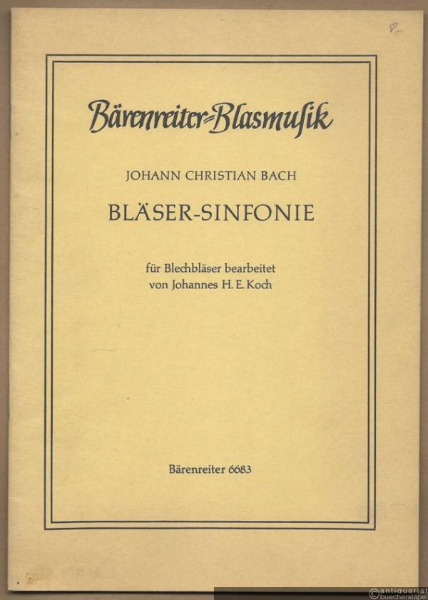  - Bläser-Sinfonie (= Bärenreiter-Blasmusik. Bärenreiter-Ausgabe 6683).