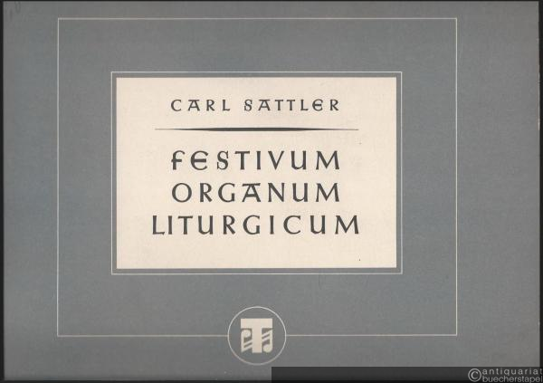  - Festivum Organum Liturgicum. Vor-, Zwischen- und Nachspiele für das ganze Kirchenjahr, Opus 27 (= Edition Tonger, Band 819).