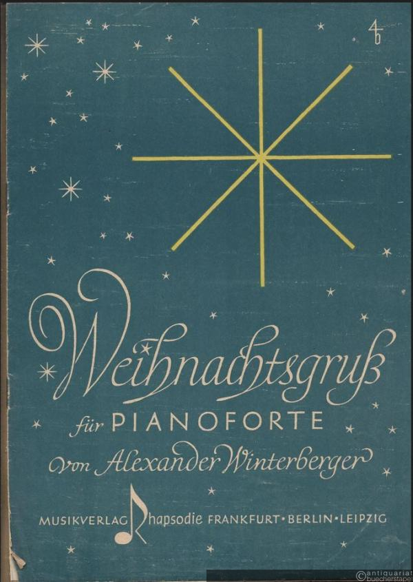  - Weihnachtsgruß für Pianoforte.