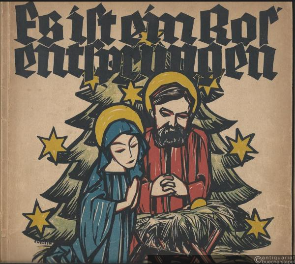  - Es ist ein Ros' entsprungen. 46 alte und neue Weihnachtslieder für Klavier mit unterlegtem Text bearbeitet von Kurt Herrmann.
