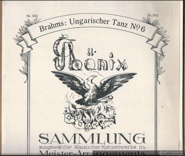  - Ungarischer Tanz Nr. 6 / Danse Hongroise No. 6 / Hungarian Dance No. 6 (= Phönix. Sammlung ausgewählter klassischer Konzertwerke in Meister-Arrangements, Nr. 302). Stimmen (Besetzung für Salon-Orchester).