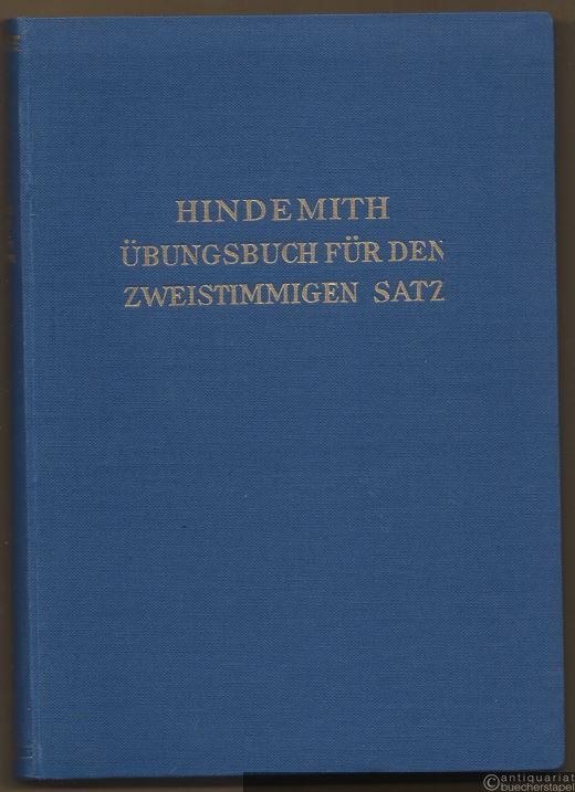  - Unterweisung im Tonsatz. II Übungsbuch für den zweistimmigen Satz (= Edition Schott, Nr. 3601).