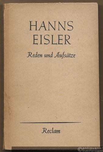  - Reden und Aufsätze (= Reclams Universal-Bibliothek, Band 8769-71).