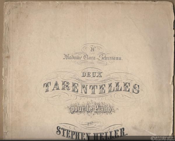  - Tarantelle No. 2 (= Deux Tarantelles pour le Piano par Stephen Heller, Op. 85, No. 2).