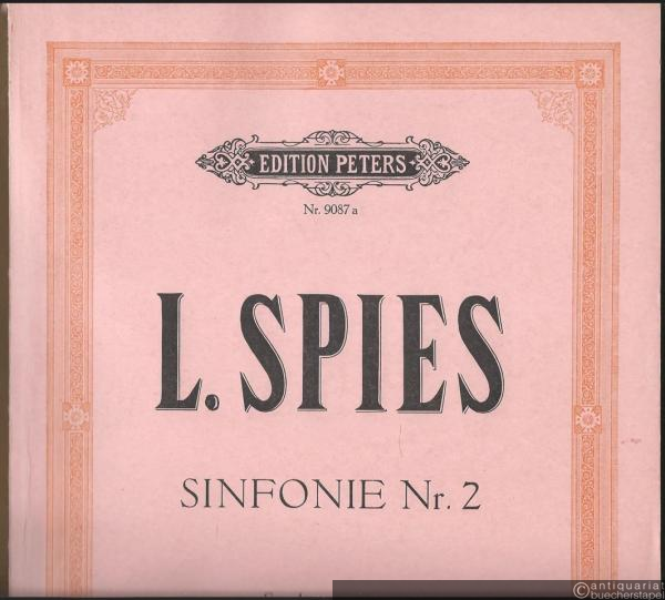  - Sinfonie Nr. 2 (1961) (= Edition Peters, Nr. 9087a). Studienpartitur.
