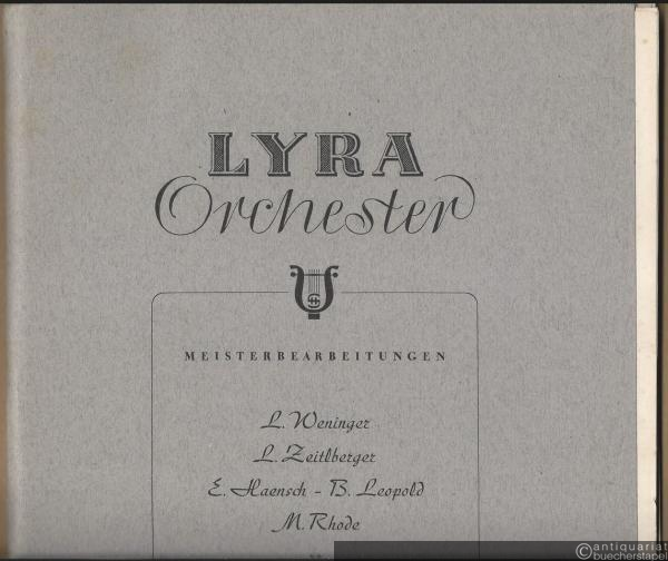  - Faust-Walzer / Celebre valse tiree de l'opera: Faust / Waltz "Marguerite" of the opera: Faust (= Lyra No. 3343). Salonorchester. 12 Stimmen.