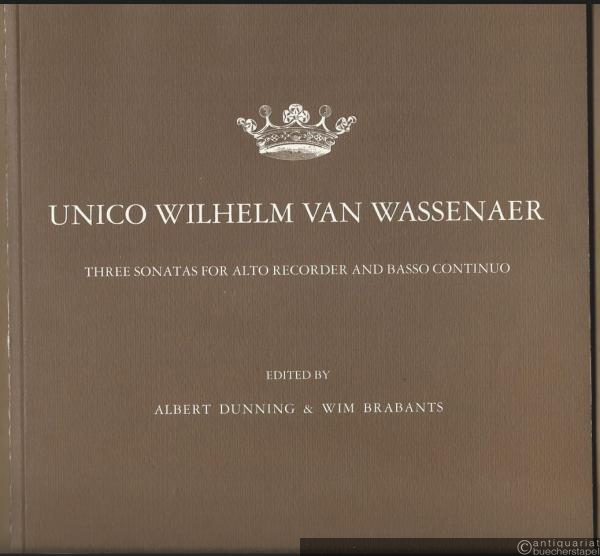  - Three Sonatas for Alto Recorder and Basso continuo (circa 1714).