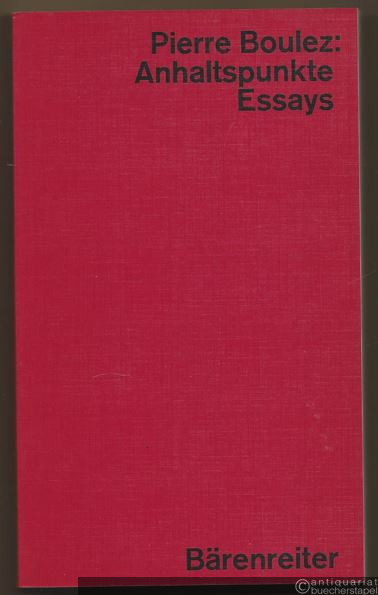  - Anhaltspunkte. Essays.