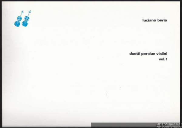  - Duetti per due Violini. Vol. 1 (1979-83) (= Universal Edition UE 17757).