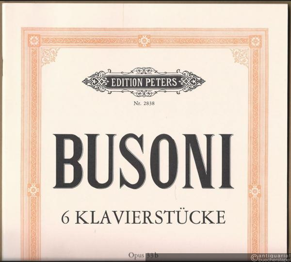  - Sechs Klavierstücke, Opus 33b (= Edition Peters, Nr. 2838).