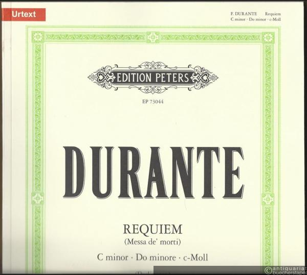  - Requiem (Messa de' morti) C minor / Do minore / c-Moll für Soli, Chor und Orchester (= Edition Peters, Nr. 73044). Urtext. Partitur / Full Score.