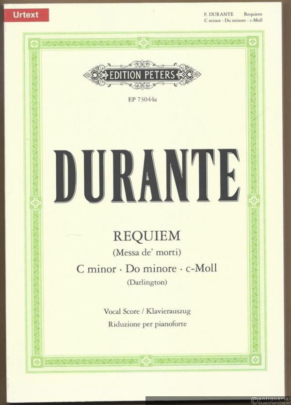  - Requiem (Messa de' morti) C minor / Do minore / c-Moll für Soli, Chor und Orchester (= Edition Peters, Nr. 73044a). Urtext. Klavierauszug / Vocal Score.