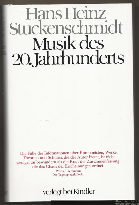  - Musik des 20. Jahrhunderts.