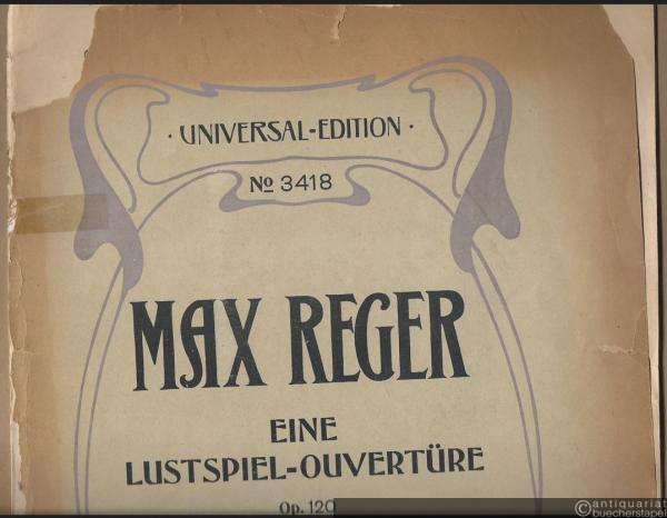  - Eine Lustspiel-Ouvertüre, Op. 120 (= Universal-Edition No. 3418). Klavier zu 2 Händen.
