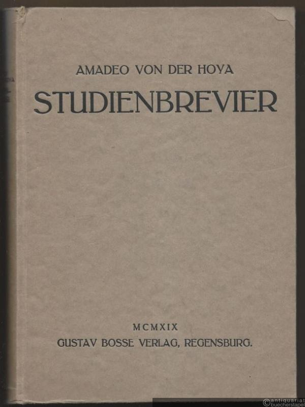 - Studienbrevier für den Instrumentalisten (Streichinstrumentalisten und Pianisten).