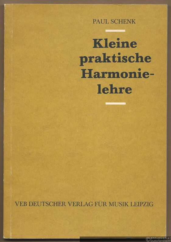  - Kleine praktische Harmonielehre.