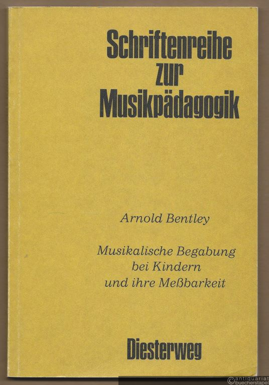  - Musikalische Begabung bei Kindern und ihre Meßbarkeit (= Schriftenreihe zur Musikpädagogik, hrsg. v. Richard Jakoby).