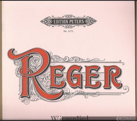  - Wiegenlied (Cradle-Song) für eine Singstimme und Klavier (= Edition Peters, Nr. 3272). Klavierpartitur.
