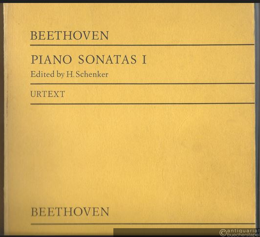 - Piano Sonatas I / Klaviersonaten I (= Universal-Edition, No. 8). Urtext.