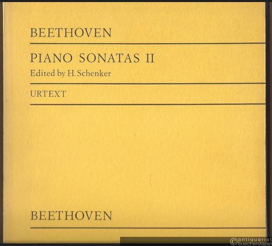  - Piano Sonatas II / Klaviersonaten II (= Universal-Edition, No. 9). Urtext.