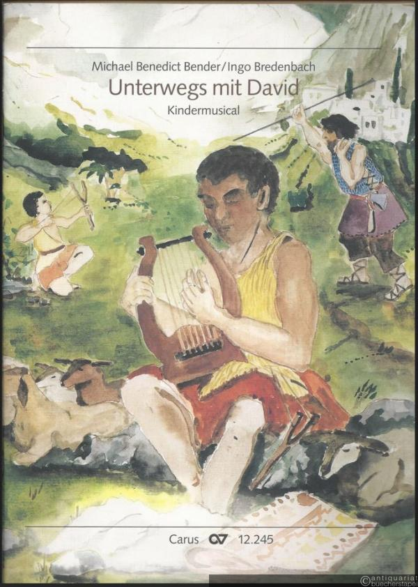  - Unterwegs mit David. Kindermusical für einstimmigen Kinderchor, Klarinette, Klavier, Kontrabass und Schlagzeug ad libitum (= Carus 12.245). Klavier-Partitur.