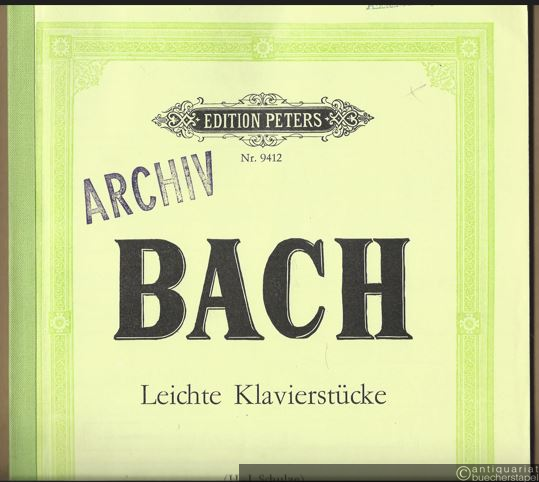  - Leichte Klavierstücke (= Edition Peters, Nr. 9412).