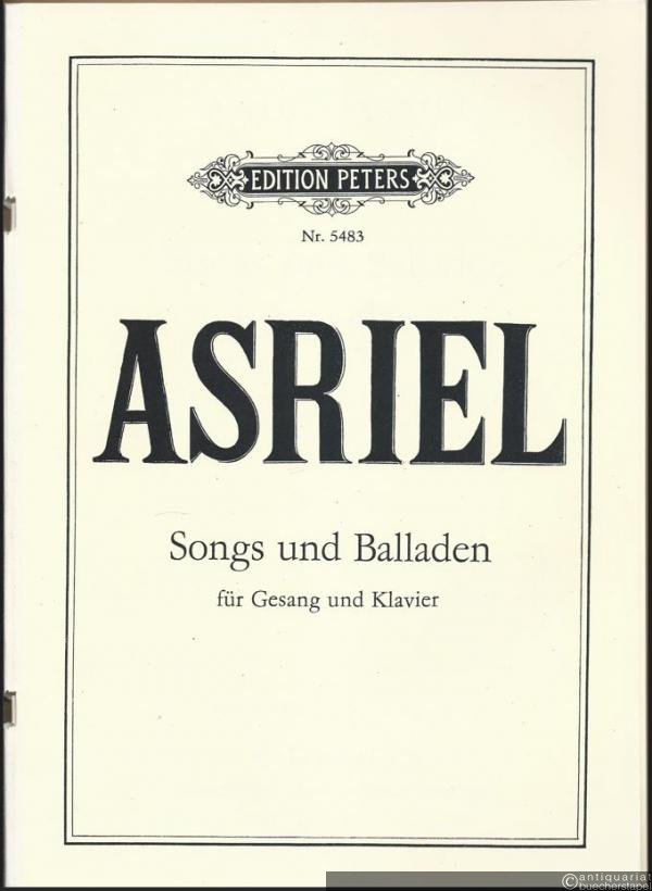  - Songs und Balladen für Gesang und Klavier (= Edition Peters, Nr. 5483).