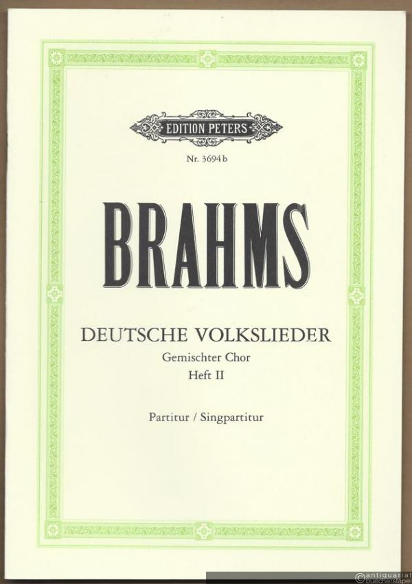 - Deutsche Volkslieder für gemischten Chor, Heft II (= Edition Peters, Nr. 3694b). Partitur / Singpartitur.