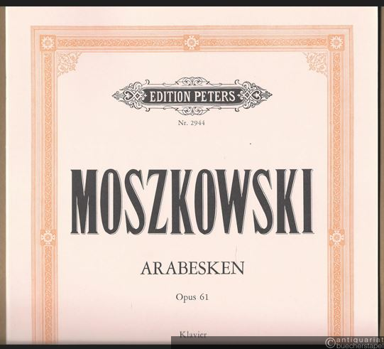  - Drei Arabesken für Klavier zu zwei Händen, Opus 61 (= Edition Peters, Nr. 2944).