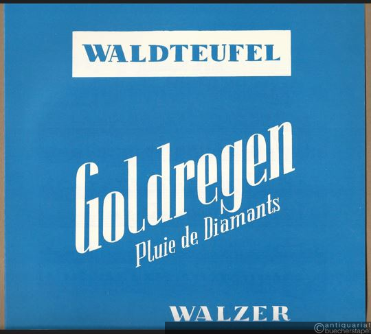  - Goldregen, Op. 160 / Pluie de Diamants. Walzer (= Collection Litolff, Nr. 5804). Klavier zu 2 Händen.
