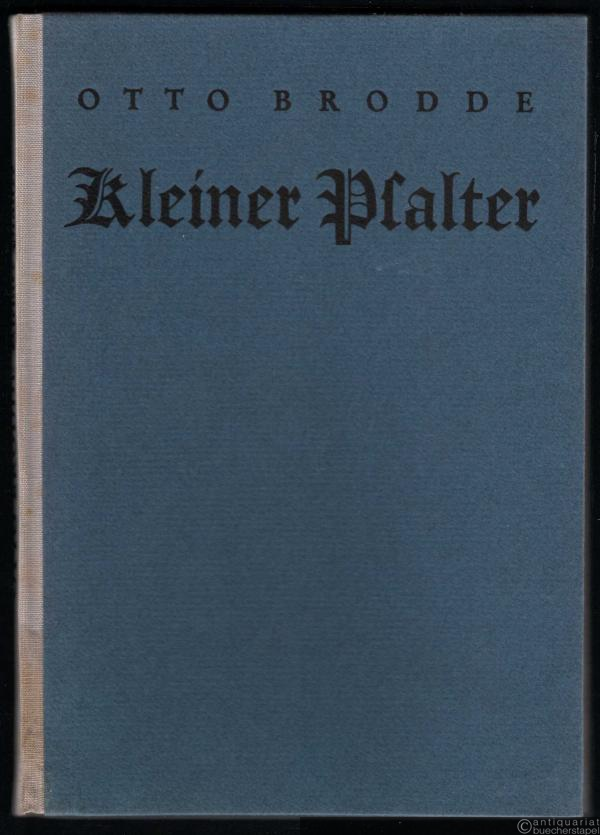  - Kleiner Psalter. Ausgewählte Psalmen und Psalmsprüche.