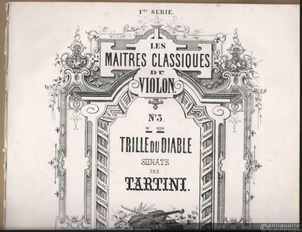  - Le Trille du Diable. Sonate par Tartini (1730) (= Les Maitres Classiques du Violon, 1ere Serie, No. 3) [nur die Violinstimme].