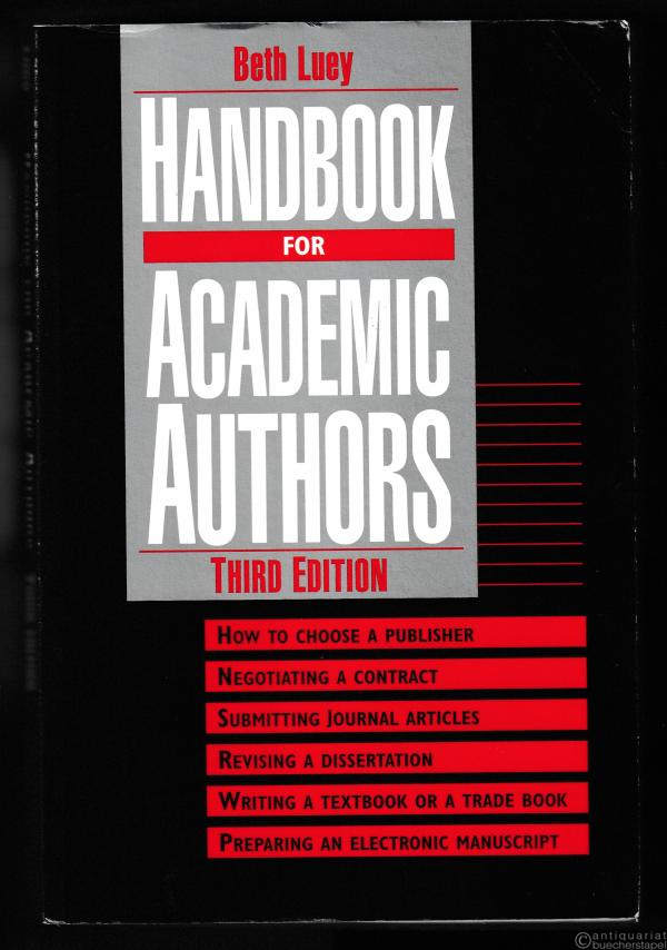  - Handbook for Academic Authors.
