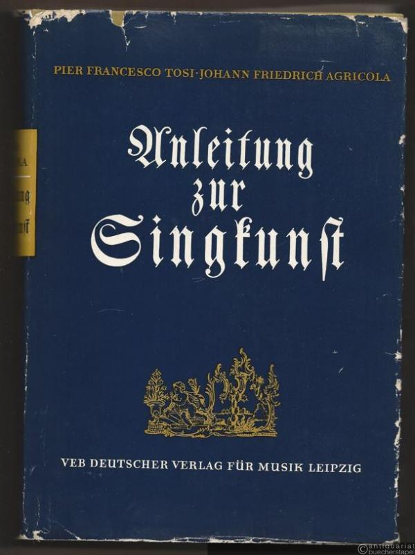  - Anleitung zur Singkunst.