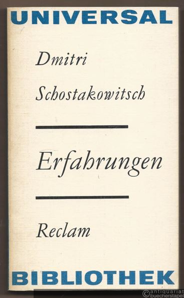  - Erfahrungen. Aufsätze, Erinnerungen, Reden, Diskussionsbeiträge, Interviews, Briefe (= Reclams Universal-Bibliothek 947).