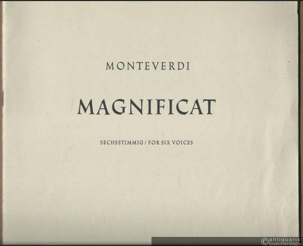  - Magnificat a 6 voci / sechsstimmig / for six voices (= Bärenreiter 1867) [Partitur].