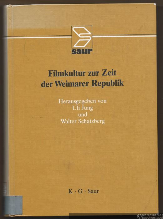 - Filmkultur zur Zeit der Weimarer Republik. Beiträge zu einer internationalen Konferenz vom 15. bis 18. Juni 1989 in Luxemburg.